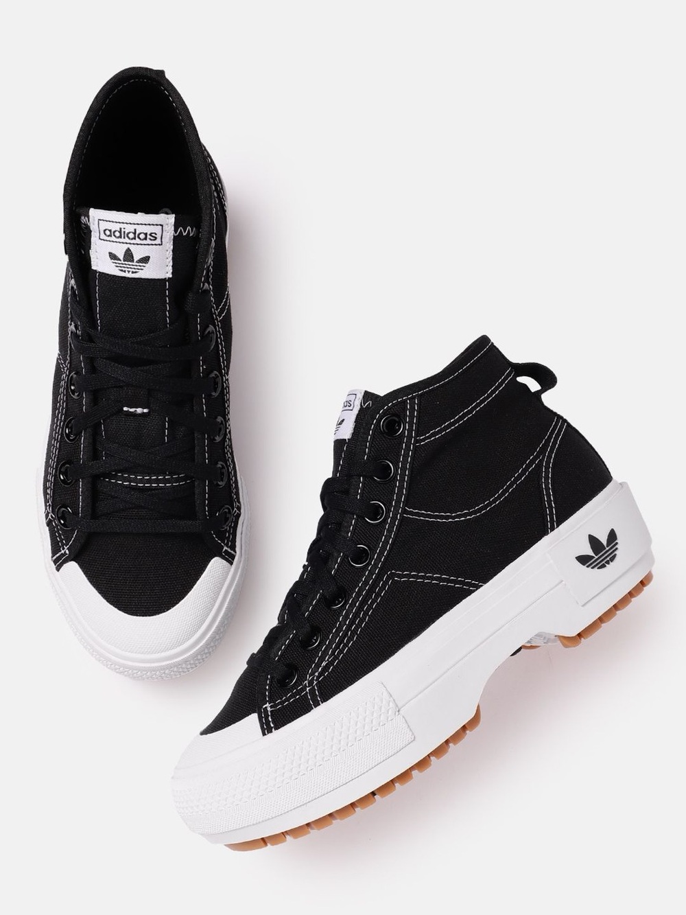 Adidas NIZZA TREK SHOES platform size 7.5
